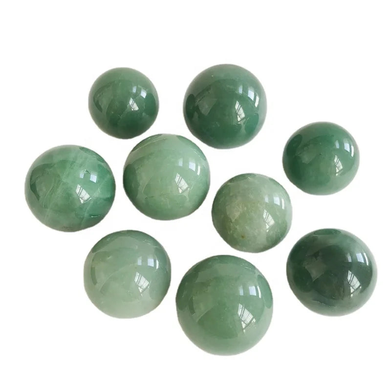 Wholesale natural small green aventurine sphere crystal balls