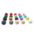Handmade Wool and Cotton Yarn Crocheting Kit with Durable Materials for DIY Gift Needlework Crafts and Crocheted Balls