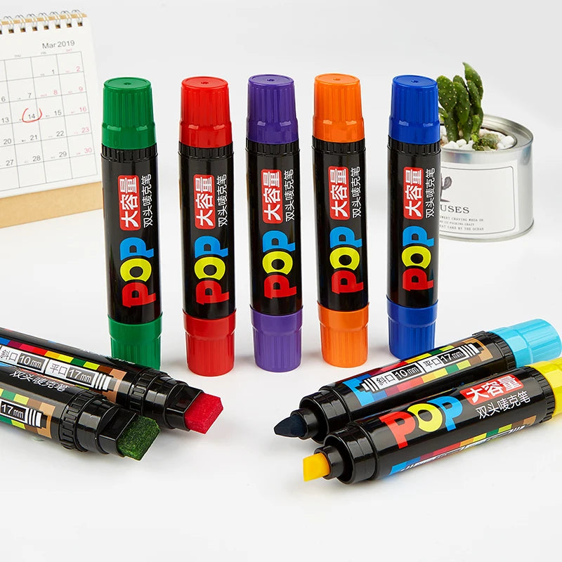 High Capacity Refillable Ink Recycling Waterproof Permanent Quick-drying Markers