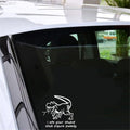 Funny Dinosaurs Eat People Vinyl Decal Car Auto Window Laptop Wall Stickers Vinyl Sticker Gift Die Cut Decals Latop Window Glass