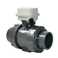Tonheflow A550 DN80 3 Inch 2 Way Plastic Electric PVC UPVC Double Union Motorized Ball Valve Flow control valve