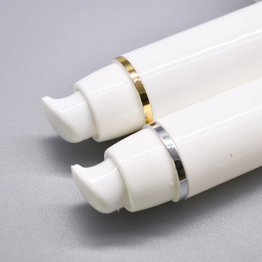 In Stock MOQ 1PCS 15ml 30ml 50ml White Airless Pump Bottle for Airless Bottle