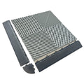 Modern Style Plastic Vented Modular Floor Tiles Car Wash Garage Floor Tiles Edge