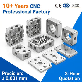 Precision-Engineered One-Stop CNC Machining Solution 3 Hours Quick Response Aluminum Bronze Stainless Steel CAD STEP Fabrication