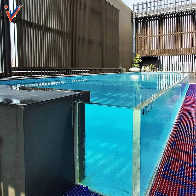 2023 Summer Hot Selling Leyu Factory 100% Virgin Lucite MMA Transparent Acrylic Panel 93%+ Diaphaneity 10-Year Warranty Pools
