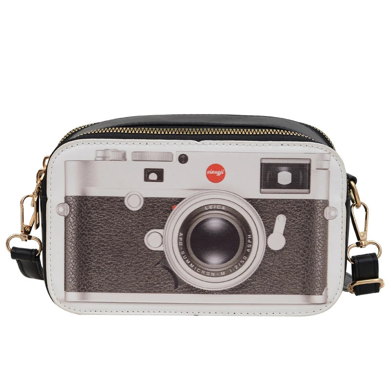 Cute Camera Shaped Bag Small Crossbody Bag Pu Leather New Fashion Ladies Novelty Handbags for Women
