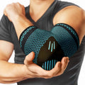 Nylon Arm Support Elbow Sleeves Flexible Compression Brace for Tennis Workouts Weightlifting-Protective Function