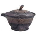 Lotus Leaf Pot Old Rock Clay Gold Iron Glaze Kung Fu Tea Set Handmade Coarse Pottery Teapot Tea Brewing Bowl Gaiwan