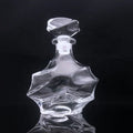 Dubai Arabic Style Luxury Special Design 150ml 250ml Gold Transparent Glass Display Bottle for Perfume
