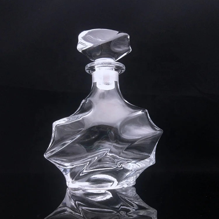 Dubai Arabic Style Luxury Special Design 150ml 250ml Gold Transparent Glass Display Bottle for Perfume