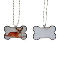 Heat Transer Printing Bone Shape Dog Tag Sublimation Blank Dog Pet Tags Pendant