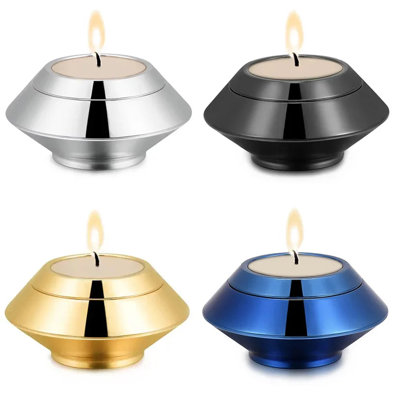 Wholesale Metal Urn Candle Holder Mini Urn Commemorative Pet Hair Box Creative Desktop Decoration