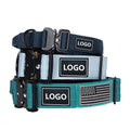 Juicepet Tactical Dog Vest Collar Padded Button Closure Nylon Lined Rivet Medium Large Sizes Dog Collar