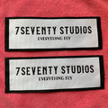 Luxury Brand Straight Cut Textured Woven Patchpromotional Weaving Technique Fabric Woven Label