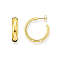 Wholesale Fine Jewelry 925 Sterling Silver Plated Smooth Large Hoop Earrings for Women
