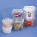 Plastic Bucket of Various Specifications for Yogurt Ice Cream Food Grade Promotion
