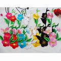 Diy Embellished butterfly Flower Embroidery Patch Sticker Garment Jeans Costume Fashion Decorative Iron-on Patches Applique