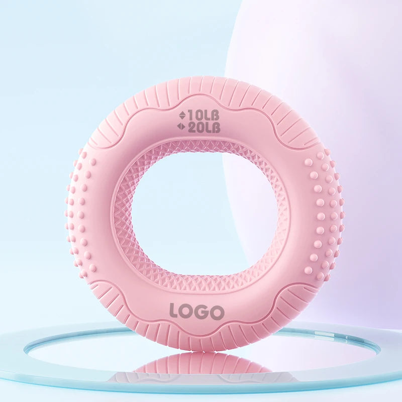 Customized Weight 70g Durable Grip Strength Device Hand Rehabilitation Strength Training Circles Silicone GOCHA GC-211 Custom