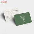 Recycled Paper Thank You Greeting Card Postcards With Logo Customized Fancy Design Offset Custom Printing Business Card