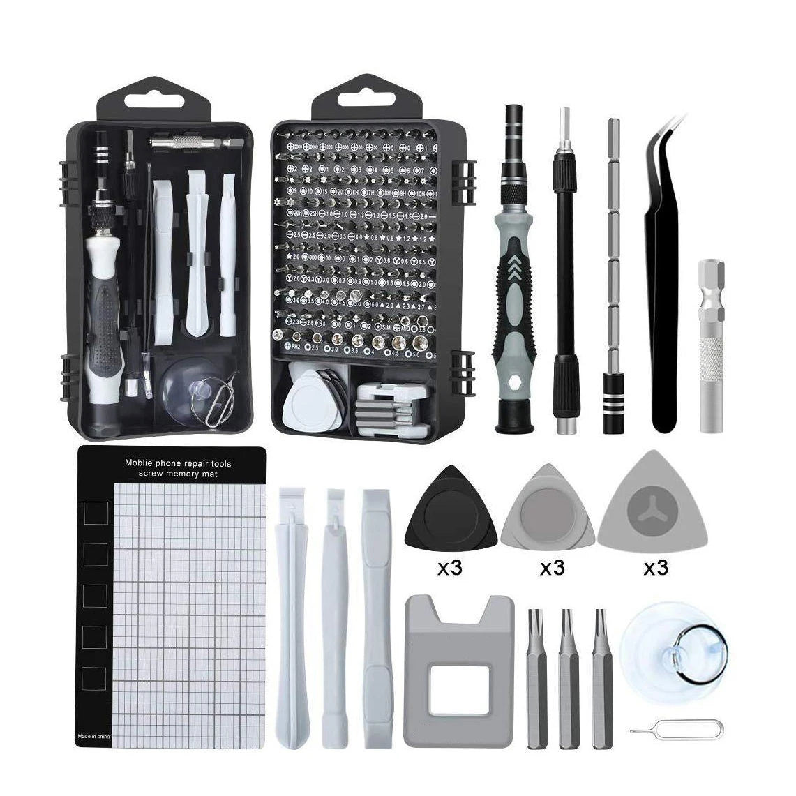 The Spezo-012 Best-selling 122-in-1 Professional Multi-tool Set Is Suitable for DIY Repairs.