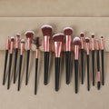 7pcs/10pcs/15pcs Private Label Matte Vegan Foundation Makeup Brush Set Professional Beauty Tools Makeup Brush Set