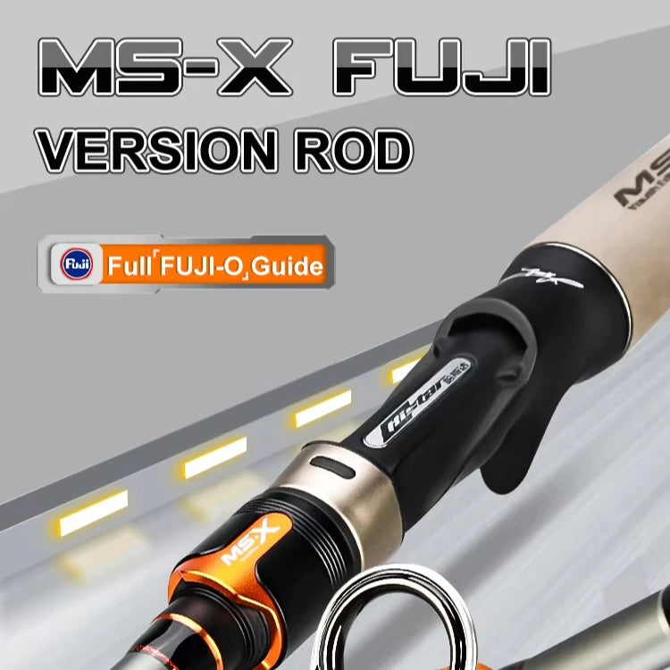 HISTAR MS-X FUJI Rod Combo Rock Fishing Rod-Carbon FAST Action EVA Handle Long Cast O-Ring Crossline Hardness Other