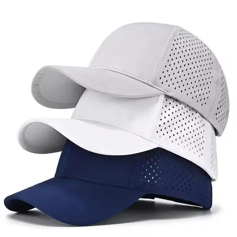 Custom 6-Panel Recycled Polyester Baseball Caps Waterproof Performance Sporty and Formal New Style Hat