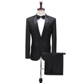 2024 Costume Promotional Men's Anti-Wrinkle Waterproof Worsted Fabric 2-Piece Tuxedo Suit for Magician Stage Performance Singer