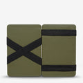 Wholesale Elastic Stretch ID Credit Card Holder Genuine Leather Men Rifold Card Holder Wallet