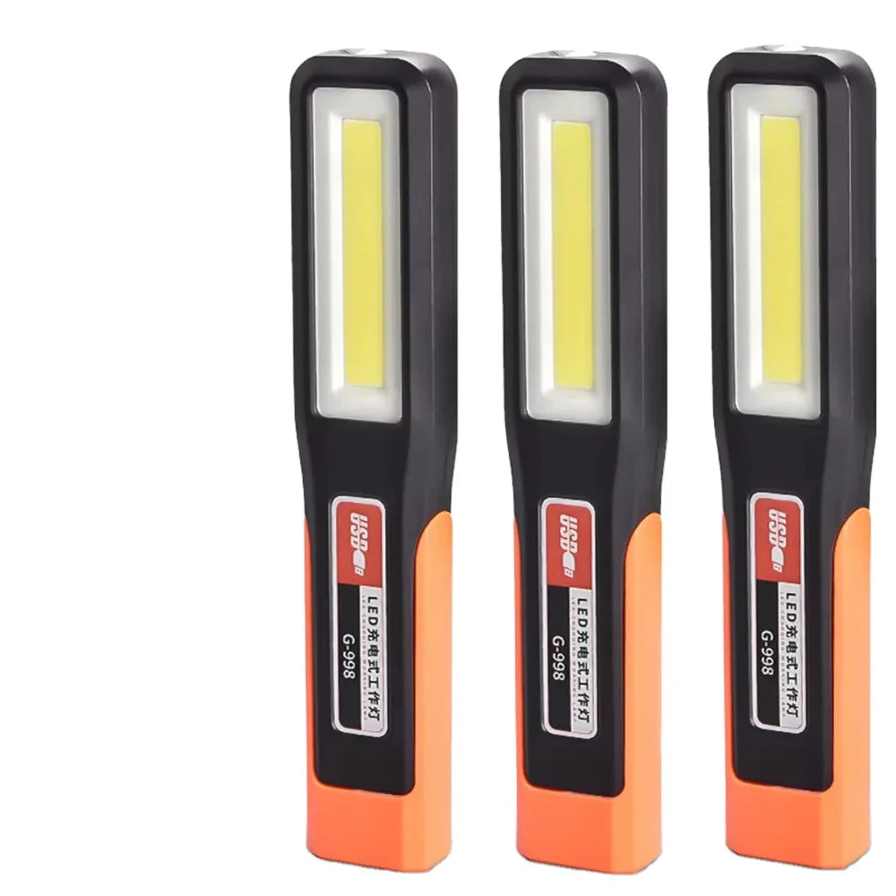 Howlighting Powerful COB LED Garage Mechanic Lamp USB Rechargeable Flashlight Magnetic Torch Emergency Warning Work Light