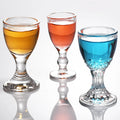 15ml Tall Stem Goblet Shot Glass Long Stem Thick Glass for Liquor and Spirits