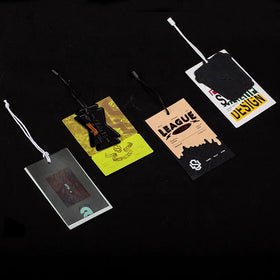 Hot Custom Logo Paper Clothing Labels Customized Hang Tags and Price Tags for Shoes Accessories and Bags