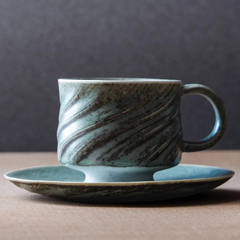 Customizable Fine Dining Porcelain Coffee Cup Set Multicolored Reusable Ceramic Dinnerware for Restaurant Use OEM Logo Vajilla