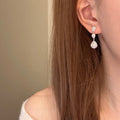 Stylish Versatile Casual Fashion Jewelry Earrings Elegant Rhinestone Pendant Drop Earrings for Office Wear