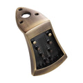 Metal Triangle Tailpiece Bridge Zinc Alloy for 8-String Arched Top Mandolin with Mounting Screws String Instrument Replacement P