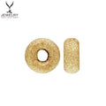 No Tarnish Spacer Beads for Jewelry Making Waterproof 14k Gold Filled Stardust Rondell Beads