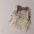 Baby Girl Lace Princess Bibs Boy Saliva Towel New Spring Toddlers Kids Clothes Accessories Solid Color Infants Thicken Vest