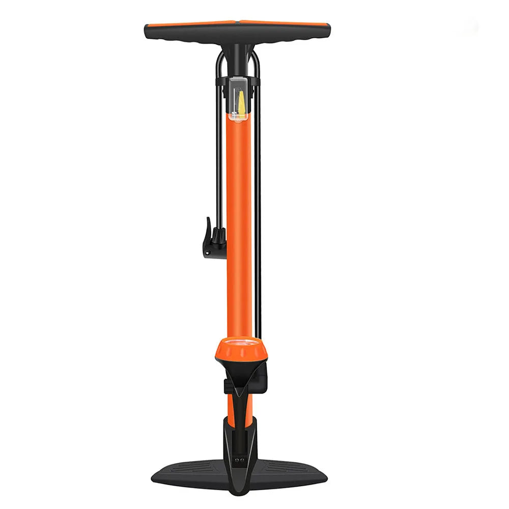 OEM Bicycle Air Pump Presta Schrader Valve 130-160 PSI Range Gauge Included Strong Steel Barrel Inflating Bike Tires 930g
