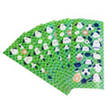 Star Holographic Custom Self Adhesive Kiss Cut Cartoon Vinyl Glitter Stickers Sheets