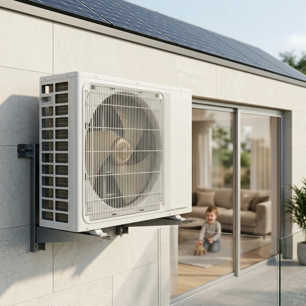Advanced 100% Solar DC Direct Drive Air Conditioner Hybrid AC DC 18000BTU 1.5 Ton R32 Full DC Inverter No Battery Needed
