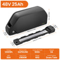 Polly Electric Battery 48V 25AH Lithium Charger for 1000W E-Bike Compatible With Mid Drive 1000W Motor Kits