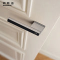 Simple Design Privacy Access Door Knob Black Gray Bathroom Knob High Standard Passage Interior Door Lock Set