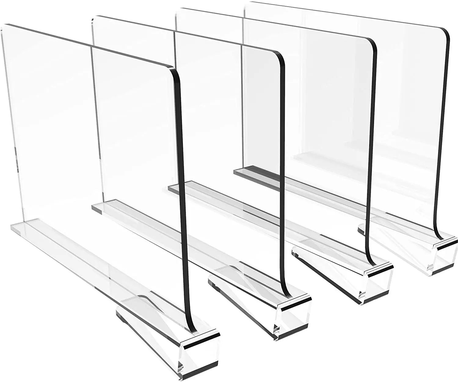 8 Packs Acrylic Shelf Dividers Wholesale
