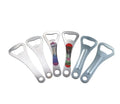 Custom Laser Logo Stainless Steel Beer Opener for Bar and Home Advertising Engraving Blank Metal Flat Bottle Openers