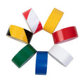 45mm Single Sided PVC Striped Floor Marking Tape Pressure Sensitive Hazard Warning Black Rubber Adhesive Adhesive Paper Film