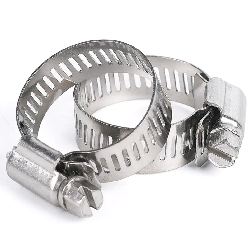 High Quality Stainless Steel A2 German Type Heavy Duty Double Bolt Hose Clamp for Pipe Bolts Clamps