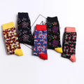 XIANGHUI Fashion Cotton Socks Can Custom logo  Women's Hosiery  Fireworks Stocking Socks for Womens Socks
