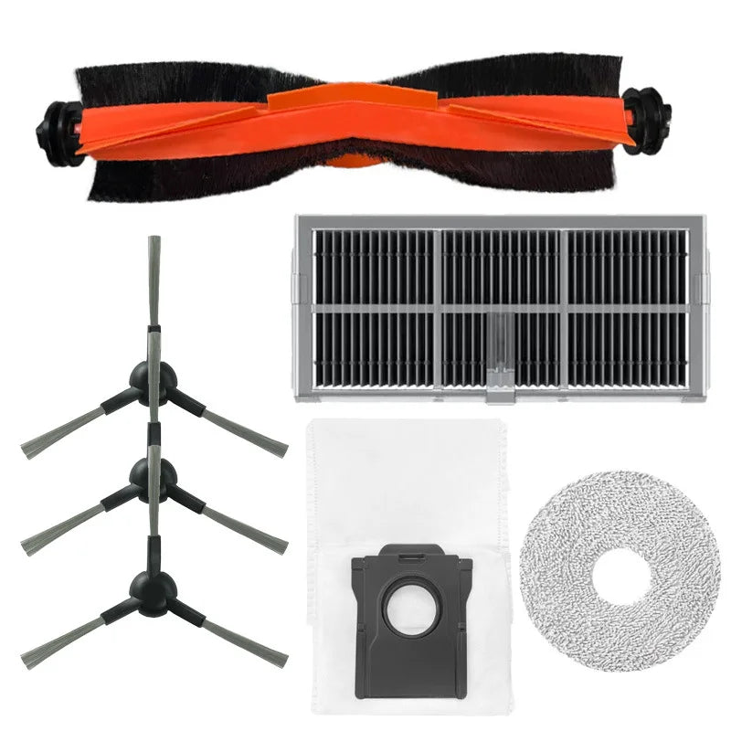 Dreame X30Pro/L10S Accessories Plastic Side Brush Roller Brush Wiping Cloth Filter for Car Sweeping Robot Manual Electric Dust