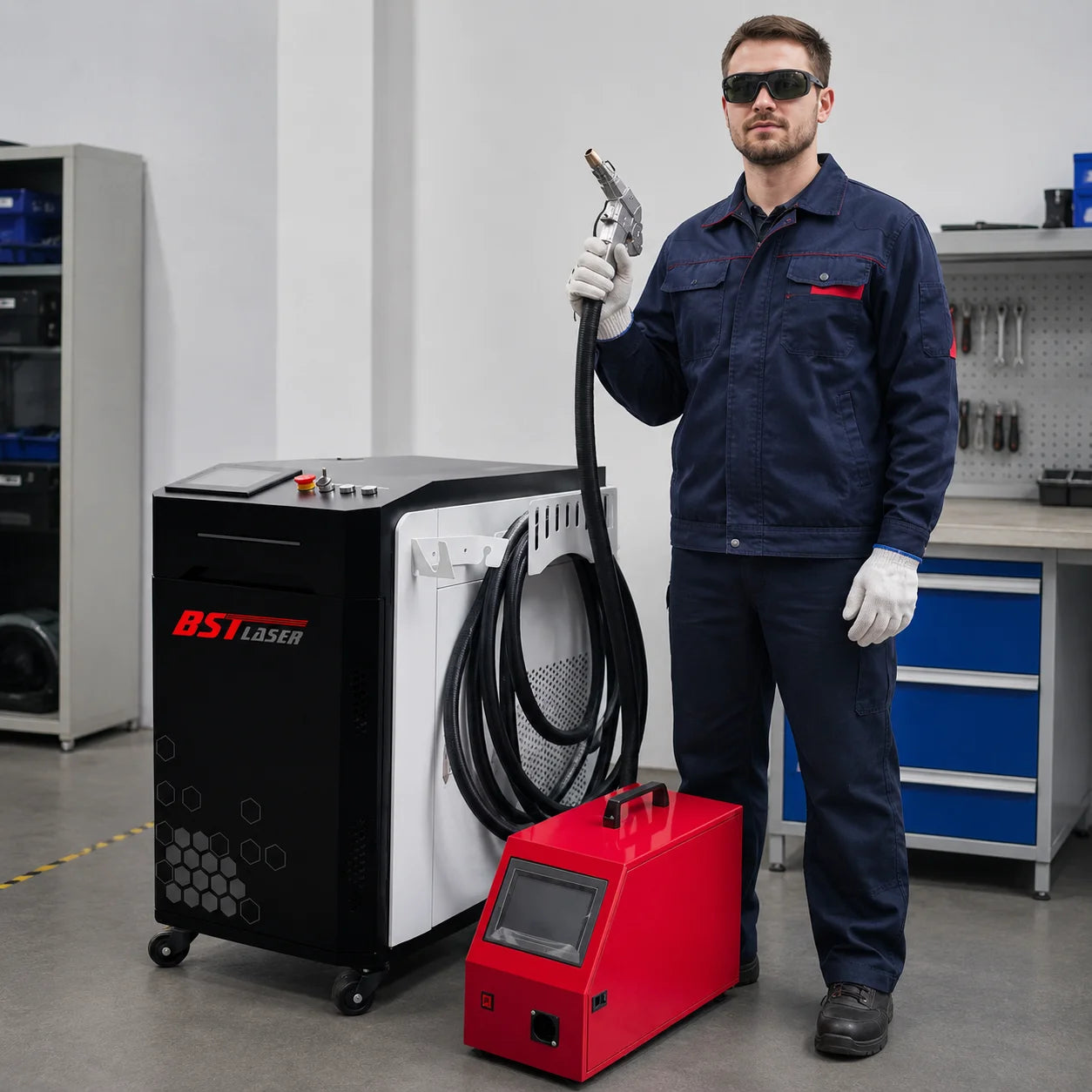 New Double Wire 4 1 1500w 2000w 3000w High-Accuracy THK Components Portable Fiber Laser Welding Machine for Stainless Steel