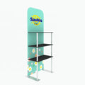Aluminum Tube Pillowcase Advertising Reusable Trade Show Event Shelf Product Display Stand MegaBDM